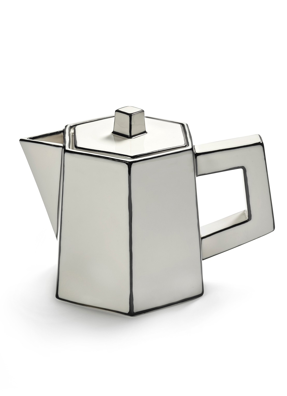 Serax Carte Blanche theepot - voorkant 5 wit