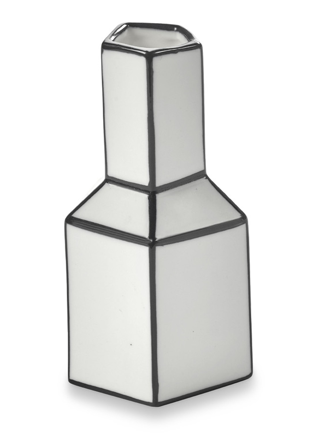 Serax Carte Blanche vaas M 12 cm - voorkant 3 wit