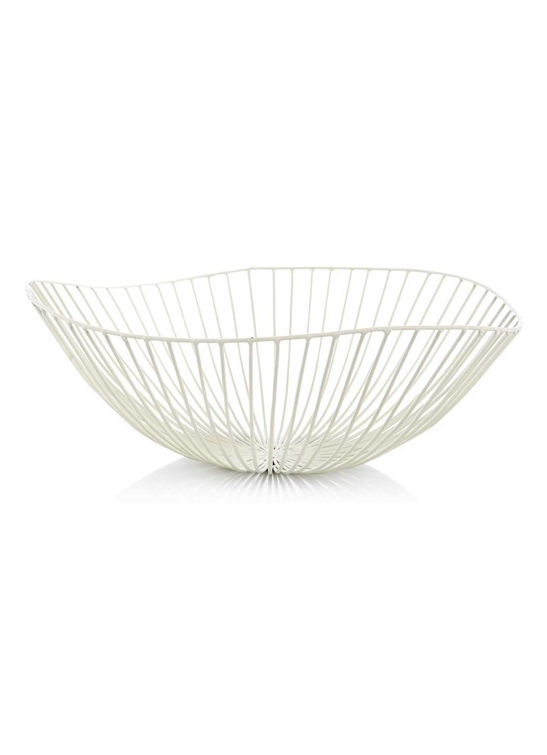 Serax Cesira draadmand 39 cm - voorkant wit