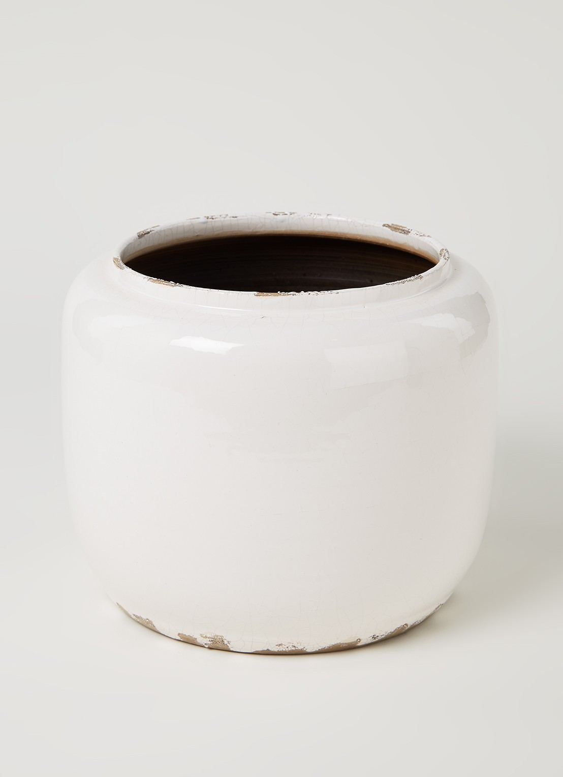 Serax Costa sierpot van keramiek voor binnen Ø18 cm  - voorkant 3 wit