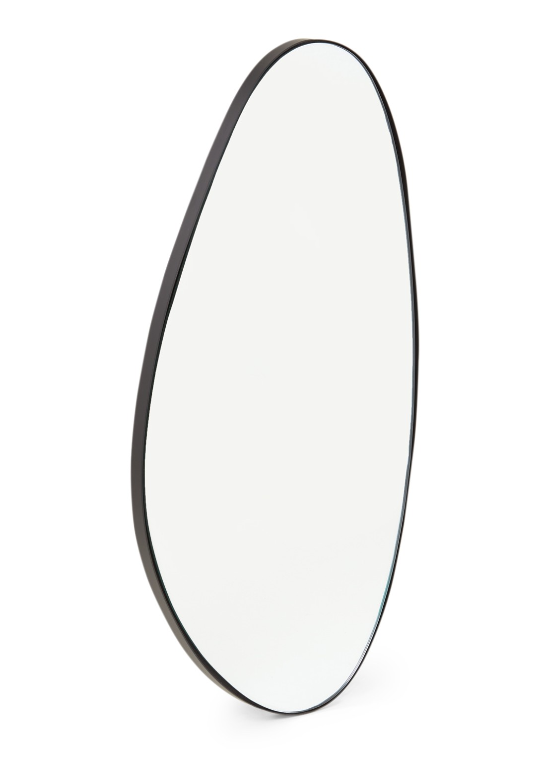 Serax D wandspiegel 49 x 23 cm  - voorkant 2 zwart