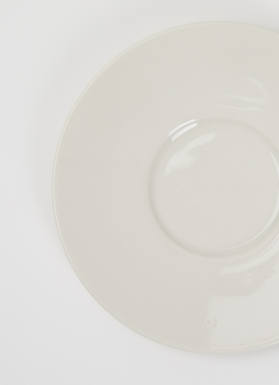 Serax Dune espresso schotel 11 cm - detail wit