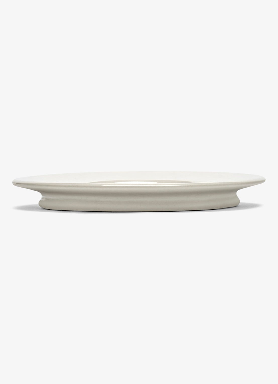 Serax Dune espresso schotel 11 cm - voorkant 3 wit