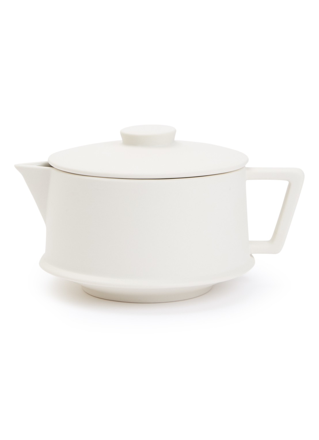 Serax Dune theepot 0,9 liter - voorkant 5 gebroken wit
