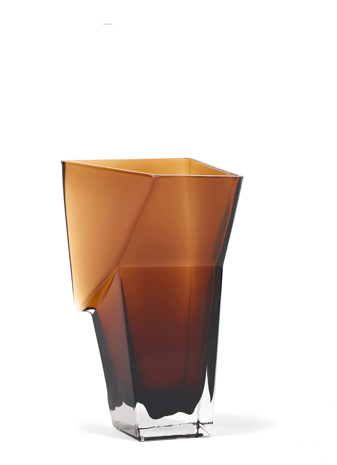 Serax Dunk vaas 33,5 cm - voorkant bruin