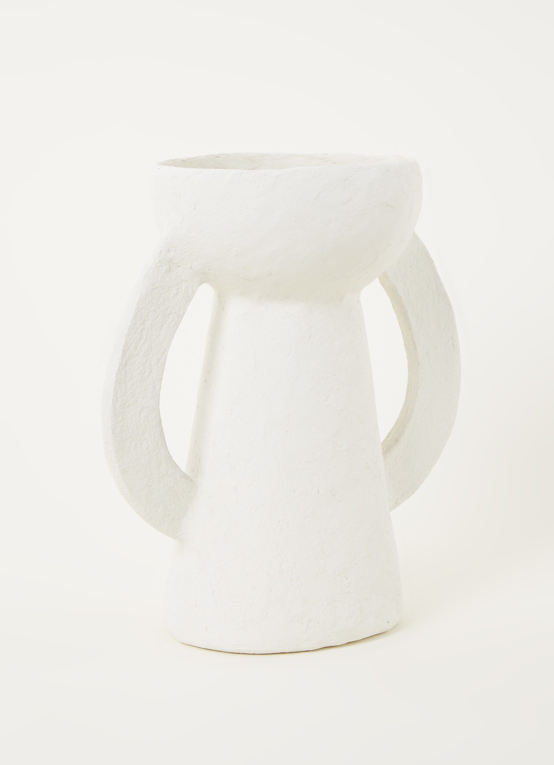Serax Earth Large vaas 41 cm - voorkant 2 wit