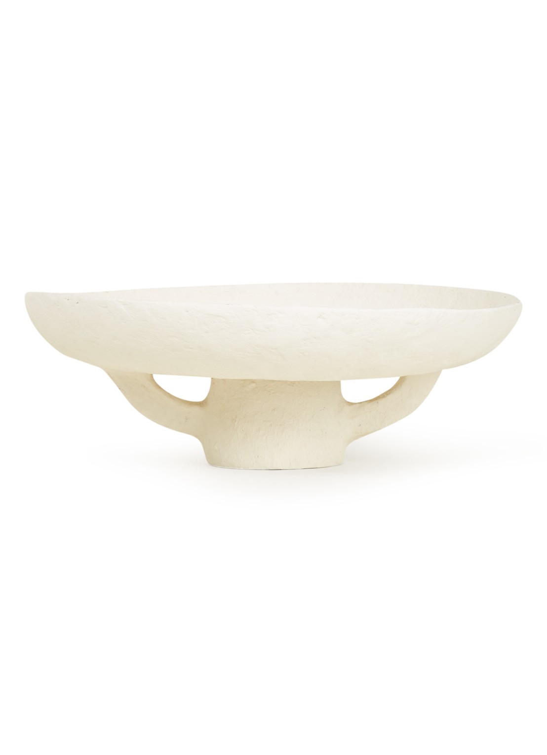 Serax Earth schaal 45 cm  - voorkant 2 gebroken wit