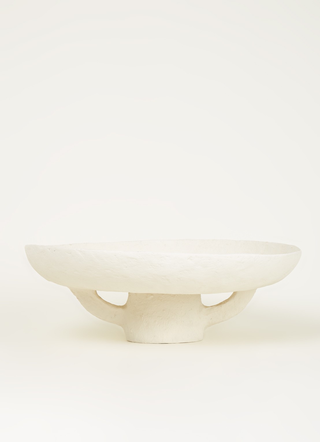 Serax Earth schaal 45 cm  - voorkant 3 gebroken wit