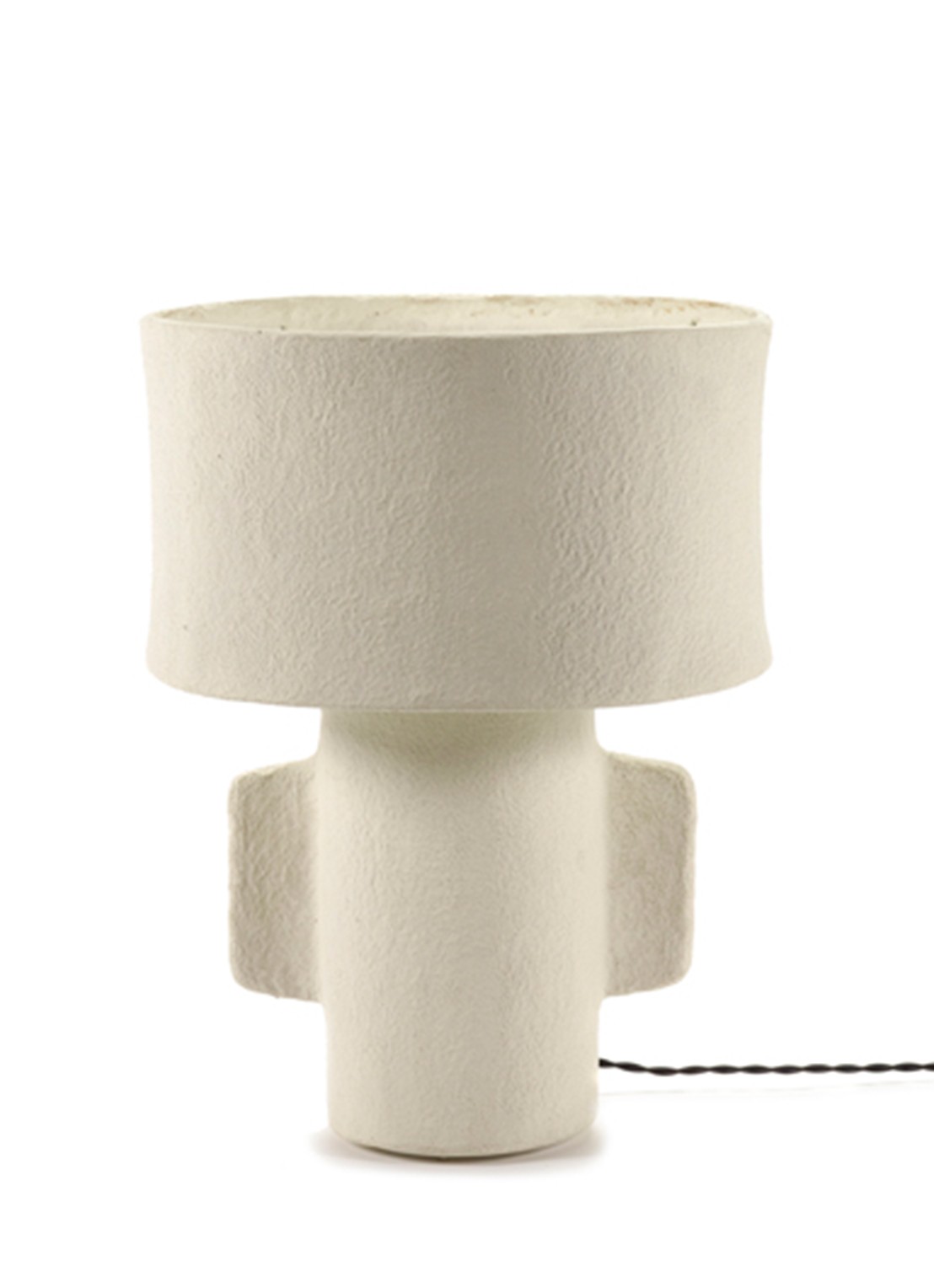 Serax Earth tafellamp Ø 35 cm - voorkant 3 gebroken wit