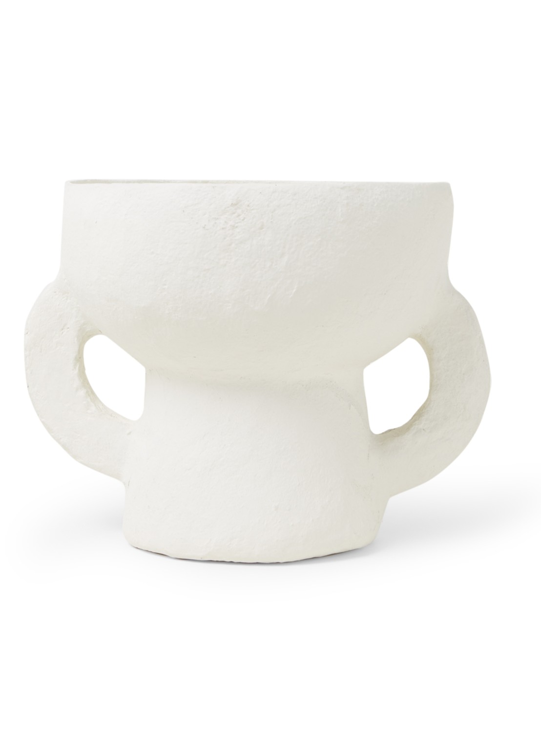 Serax Earth vaas 22 cm  - voorkant wit
