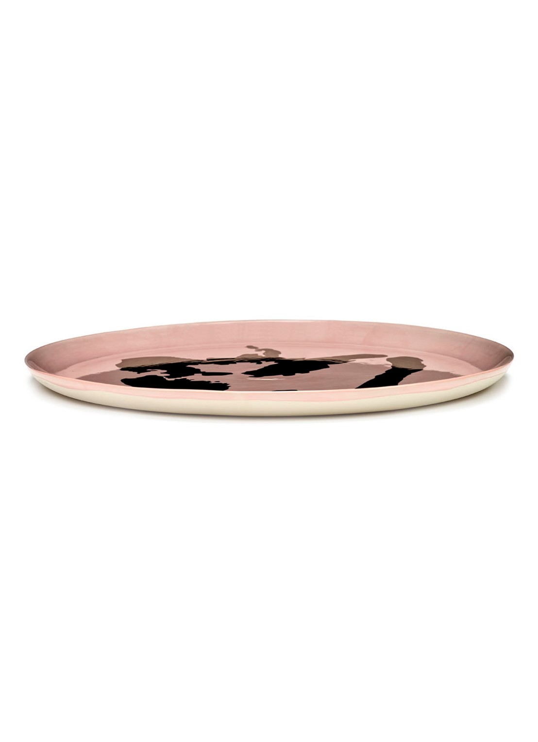 Serax FEAST Delicious Pink Paprika L serveerschaal 35 cm - detail roze