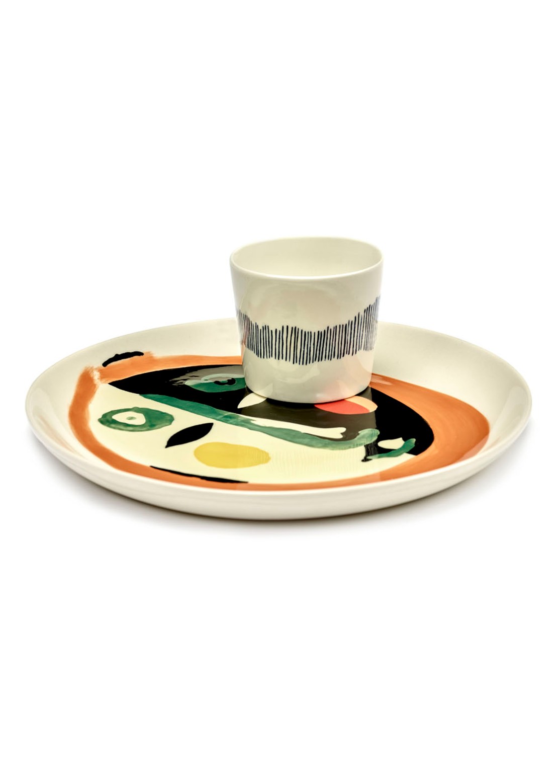 Serax Feast dinerbord 22,5 cm - detail 4 gebroken wit