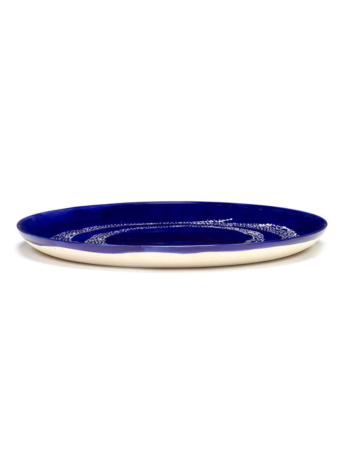 Serax Feast dinerbord 26,5 cm - detail donkerblauw