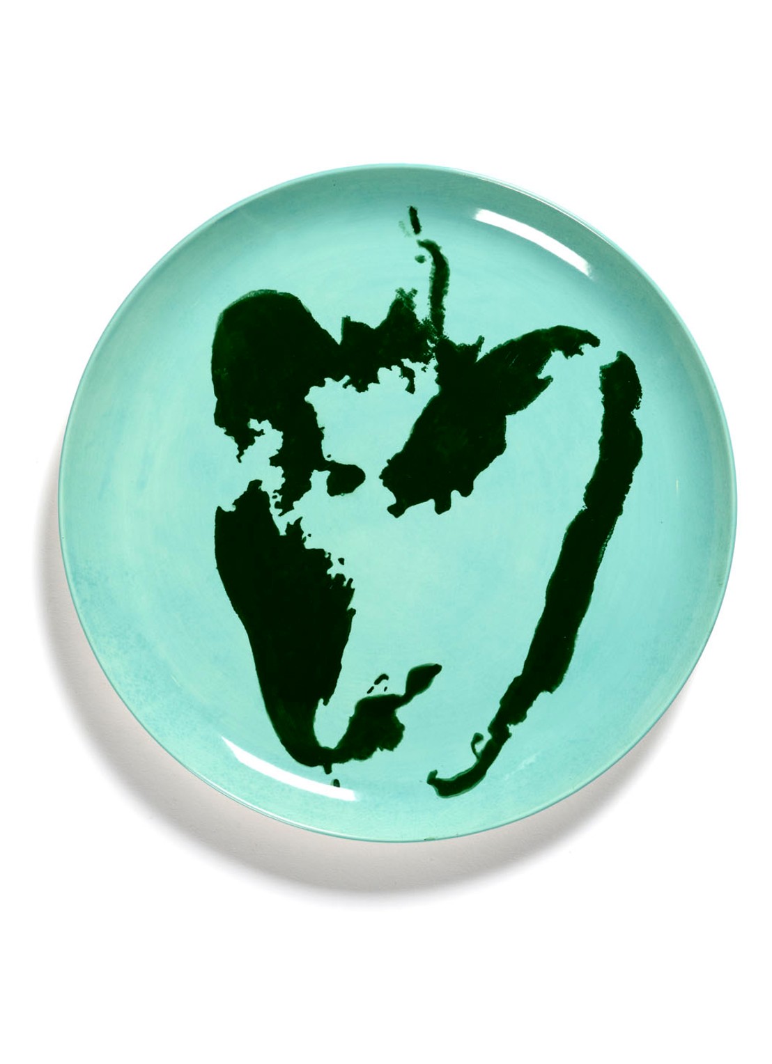 Serax Feast dinerbord 26 cm - voorkant turquoise