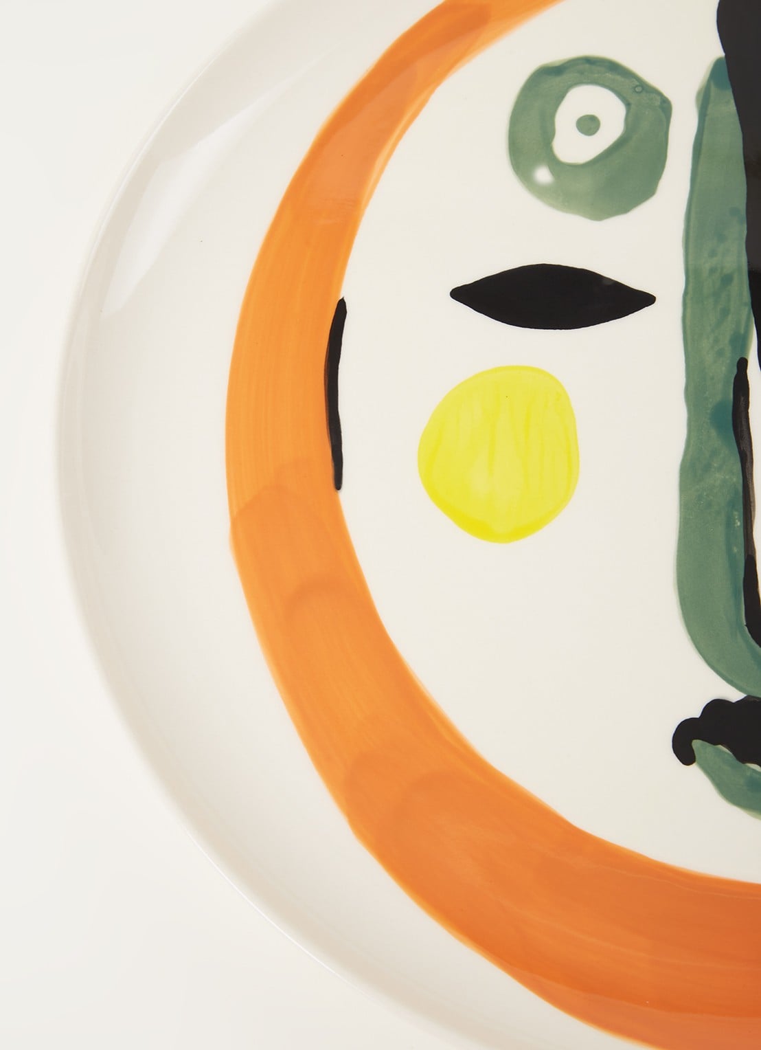 Serax FEAST Face 1 onderbord 35 cm - detail 3 gebroken wit