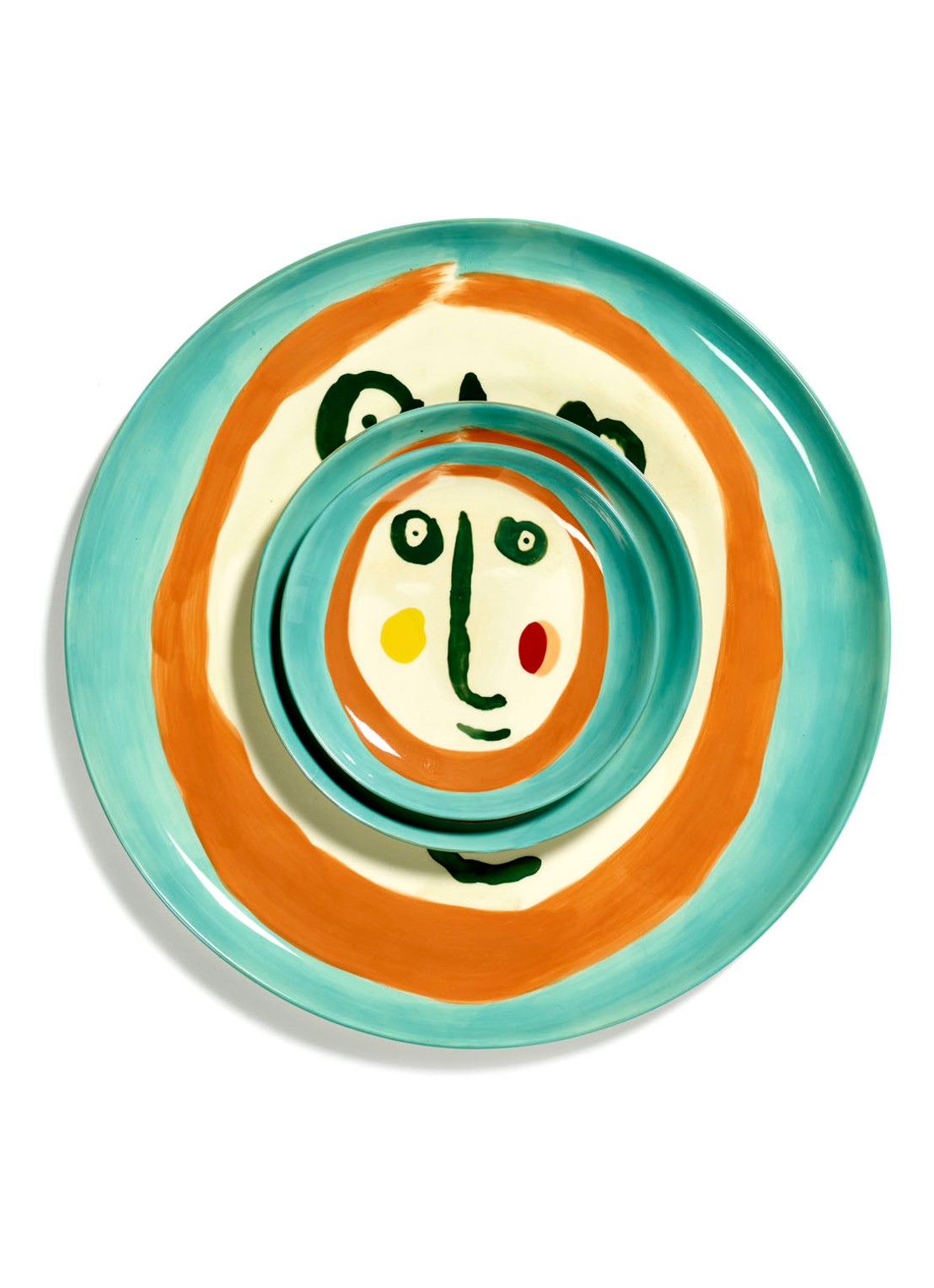 Serax Feast gebaksbordje 16 cm - detail 5 turquoise