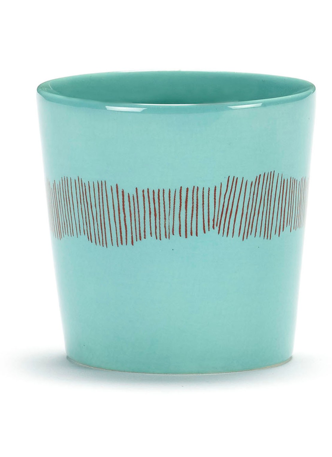 Serax Feast koffiekopje 25 cl - voorkant 2 turquoise