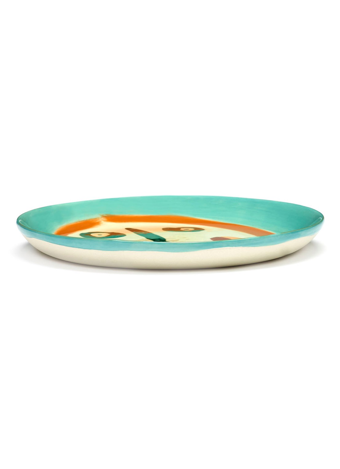 Serax Feast ontbijtbord 19 cm - detail turquoise