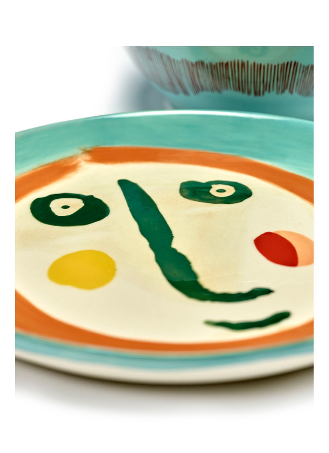 Serax Feast ontbijtbord 19 cm - detail 2 turquoise