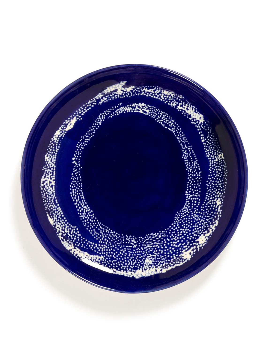 Serax Feast ontbijtbord 19 cm - voorkant donkerblauw