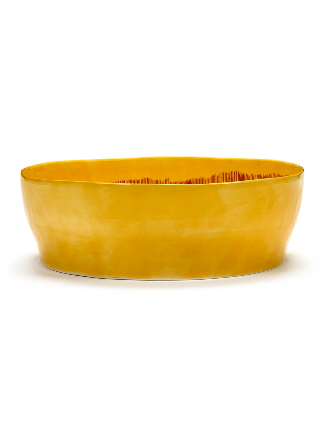 Serax Feast saladeschaal 28,5 cm - voorkant geel
