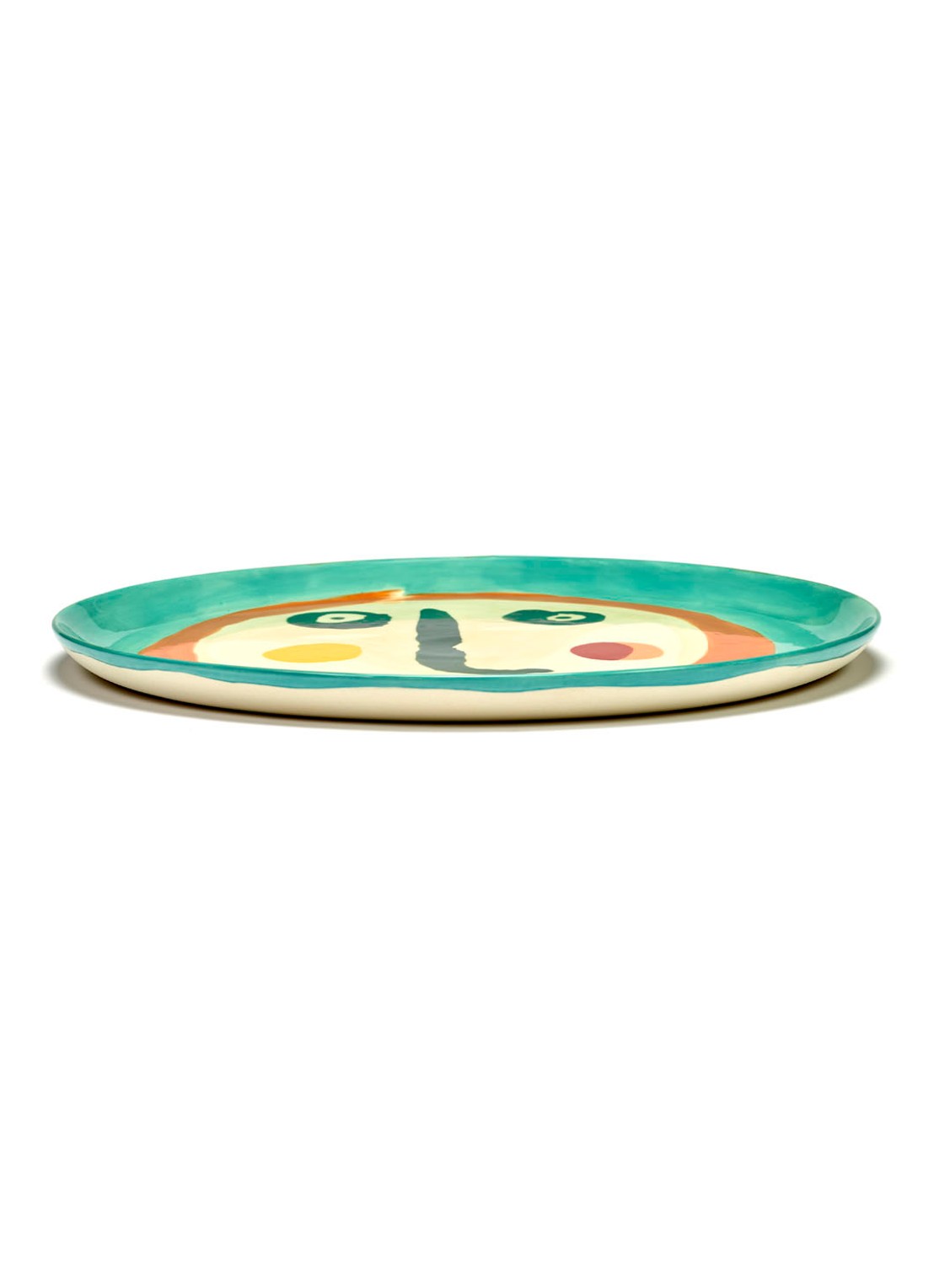 Serax Feast serveerschaal 35 cm - detail turquoise