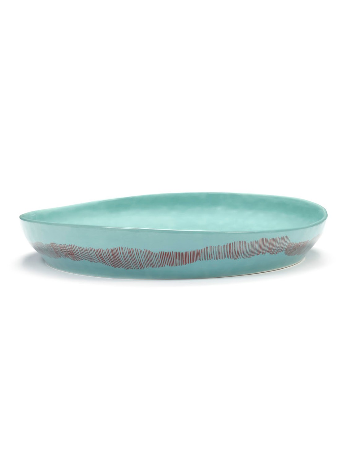 Serax Feast serveerschaal 35 cm - detail turquoise