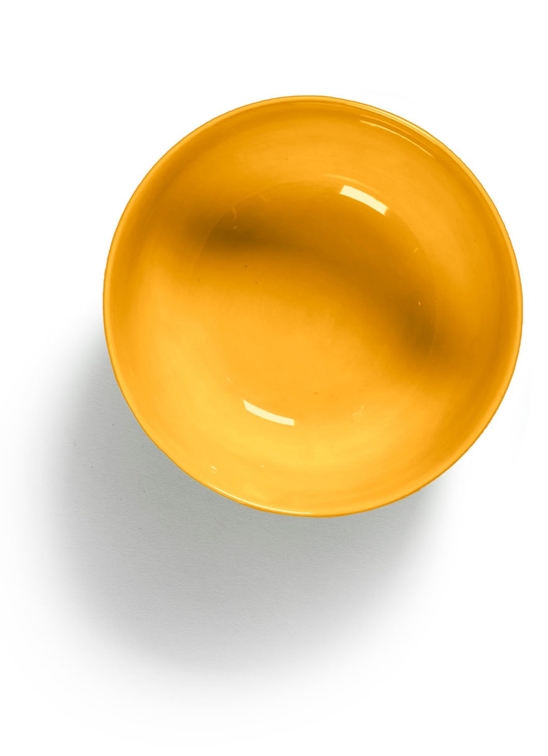 Serax FEAST Sunny Yellow Swirl-Stripes S kom 16 cm - detail 3 geel