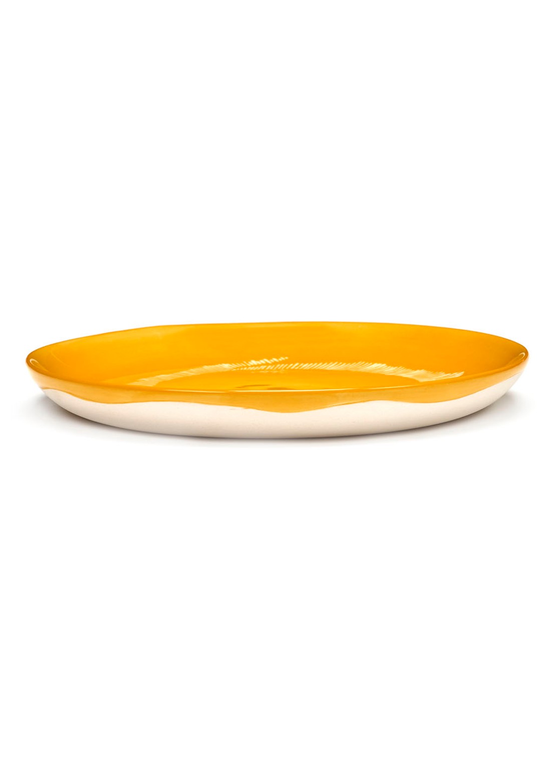 Serax FEAST Sunny Yellow Swirl-Stripes S ontbijtbord 19 cm - detail 3 geel