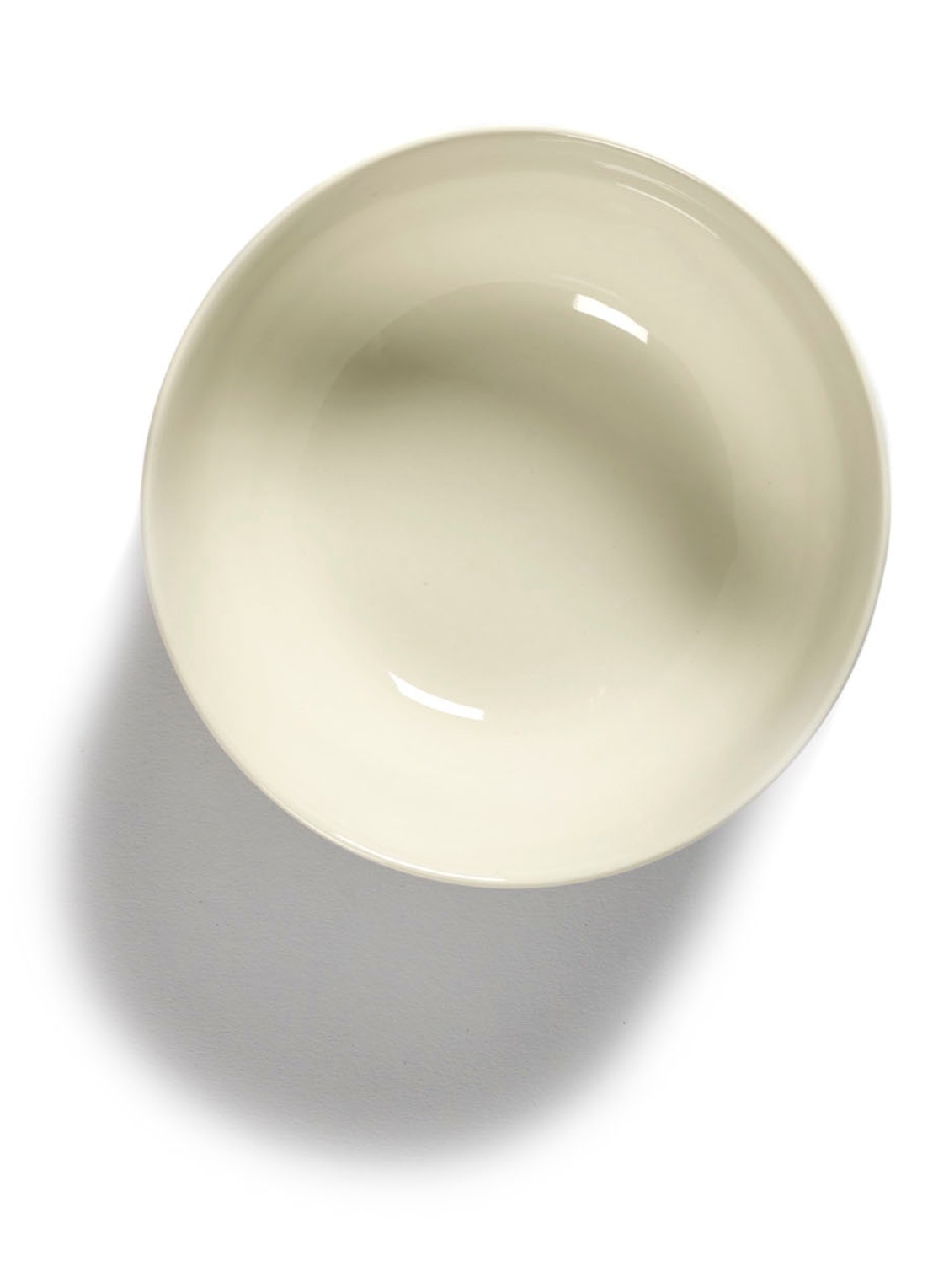 Serax FEAST Swirl-Stripes S kom 16 cm - detail 3 gebroken wit