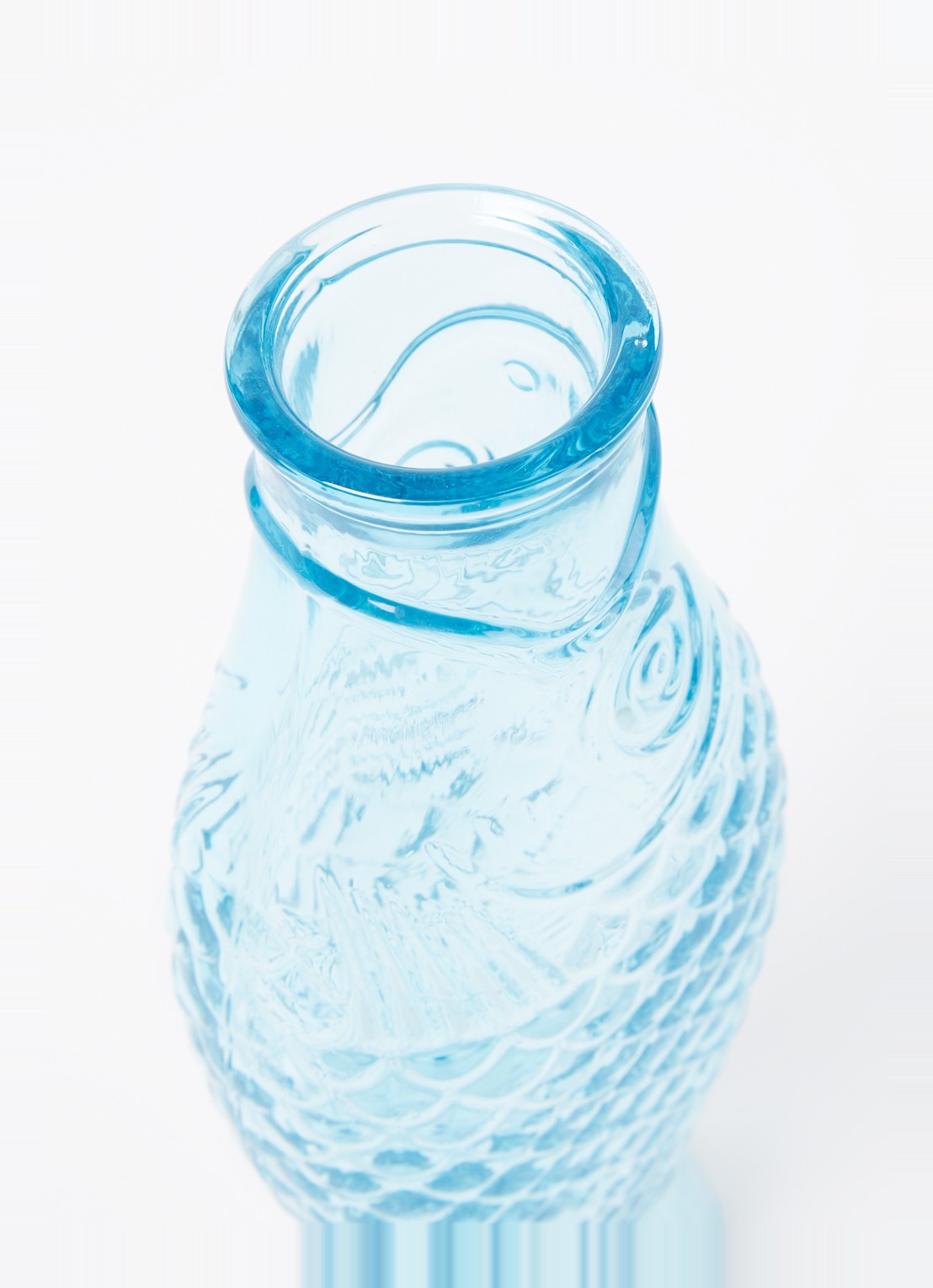 Serax Fish&Fish karaf 1 liter - voorkant 2 blauw