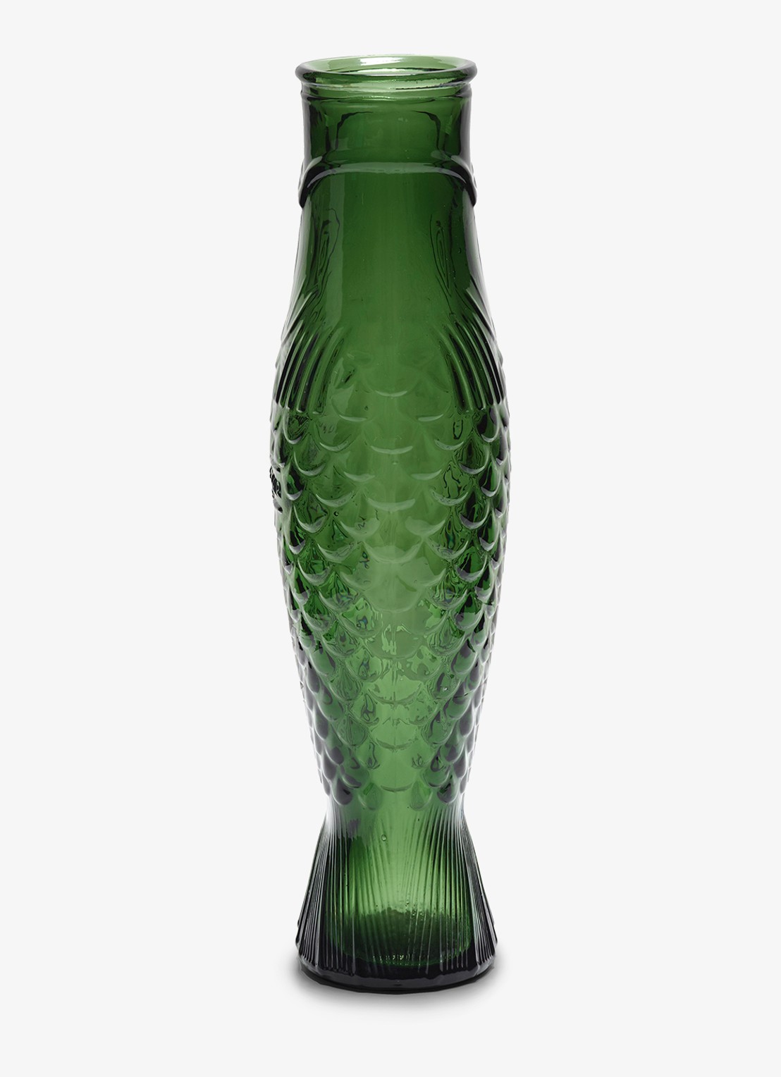 Serax Fish & Fish karaf 85 cl - achterkant 6 donkergroen