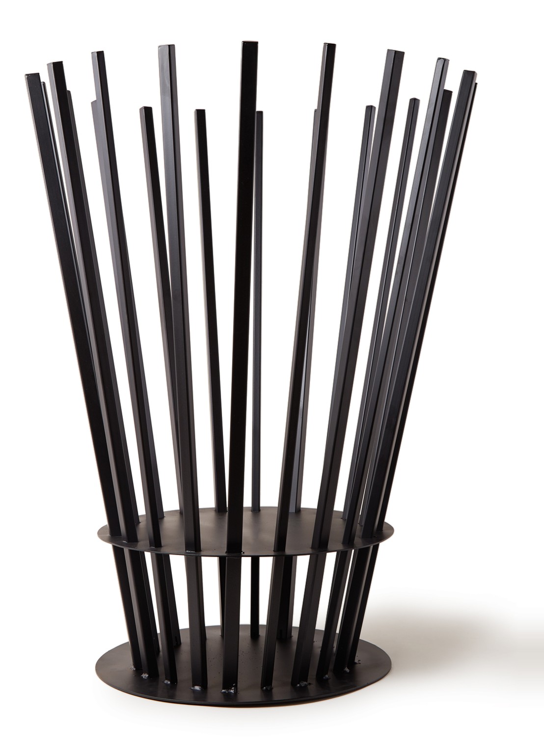 Serax Fisk vuurkorf 80 cm  - voorkant 2 zwart