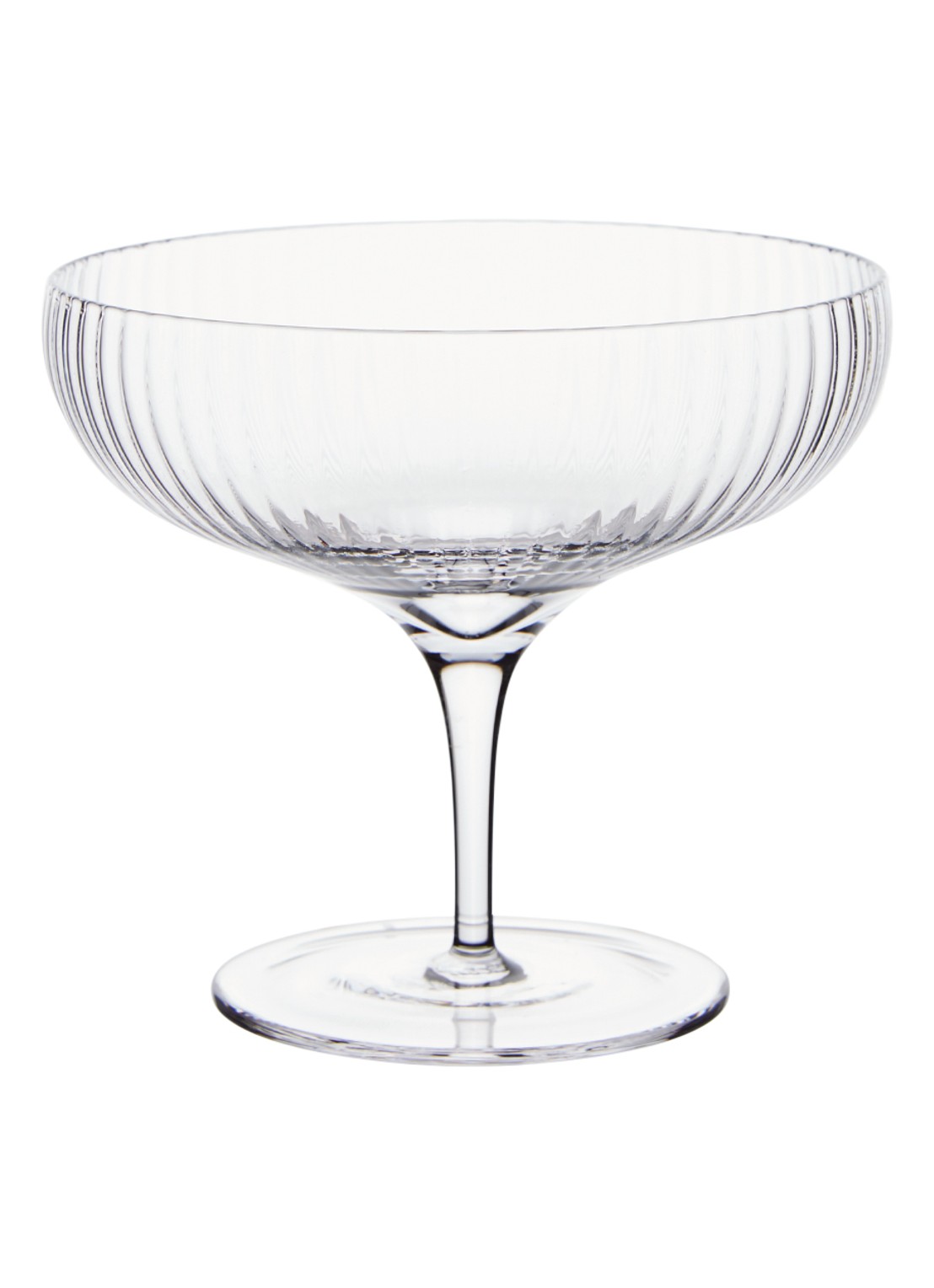 Serax Inku champagnecoupe 15 cl - voorkant transparant