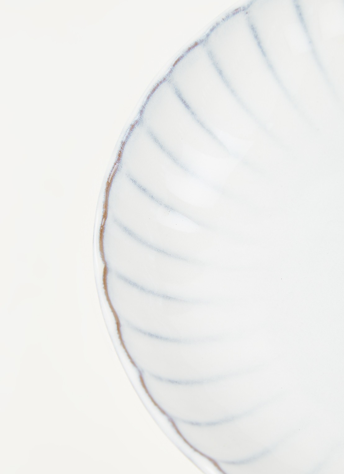 Serax Inku diep bord 19 cm - detail 3 wit