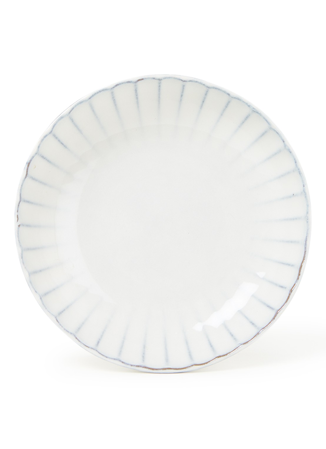 Serax Inku diep bord 19 cm - voorkant wit