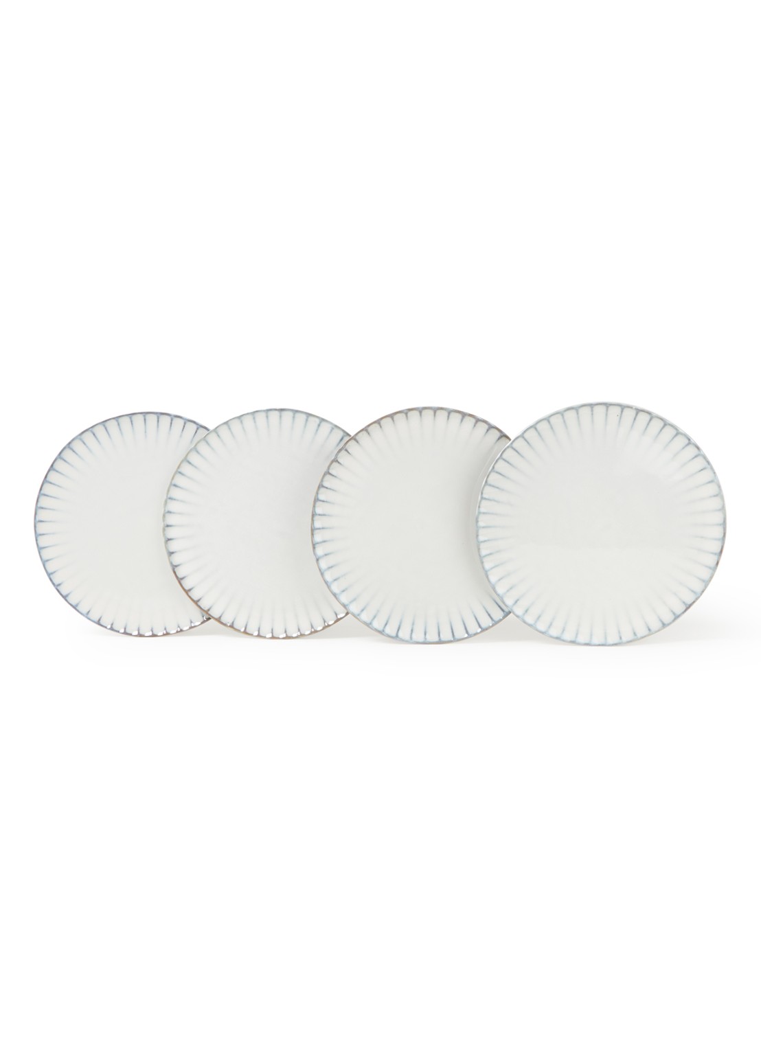 Serax Inku dinerbord 27 cm set van 4 - voorkant 2 wit