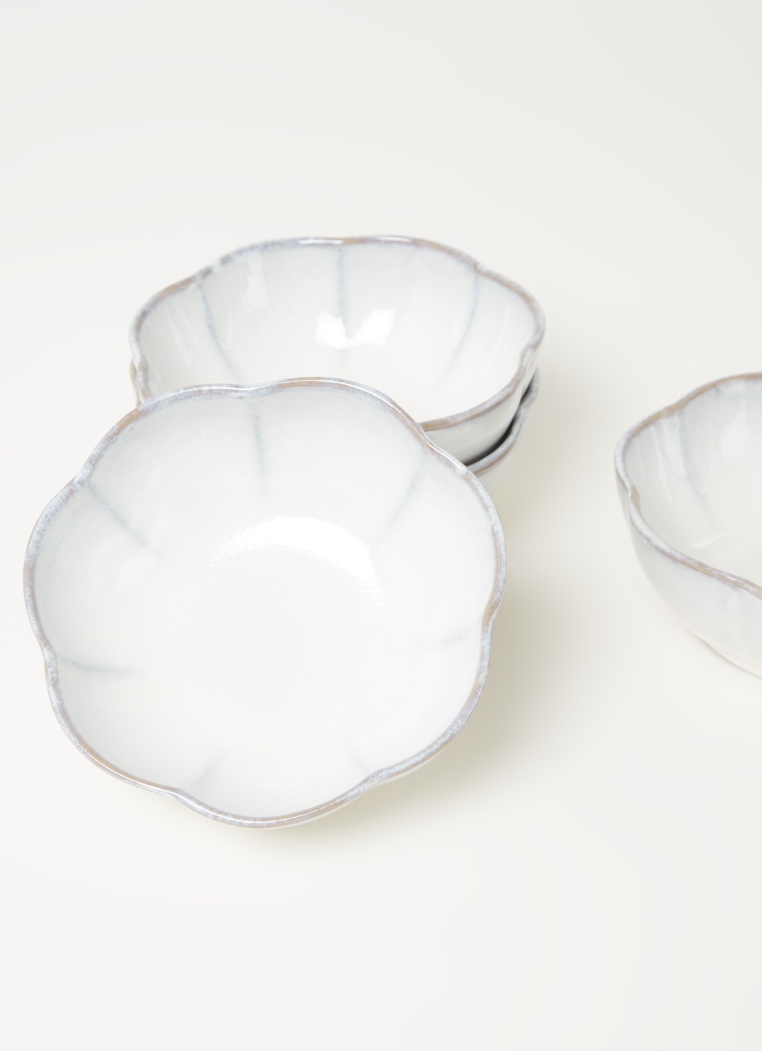 Serax Inku L kom 13 cm set van 4 - detail wit