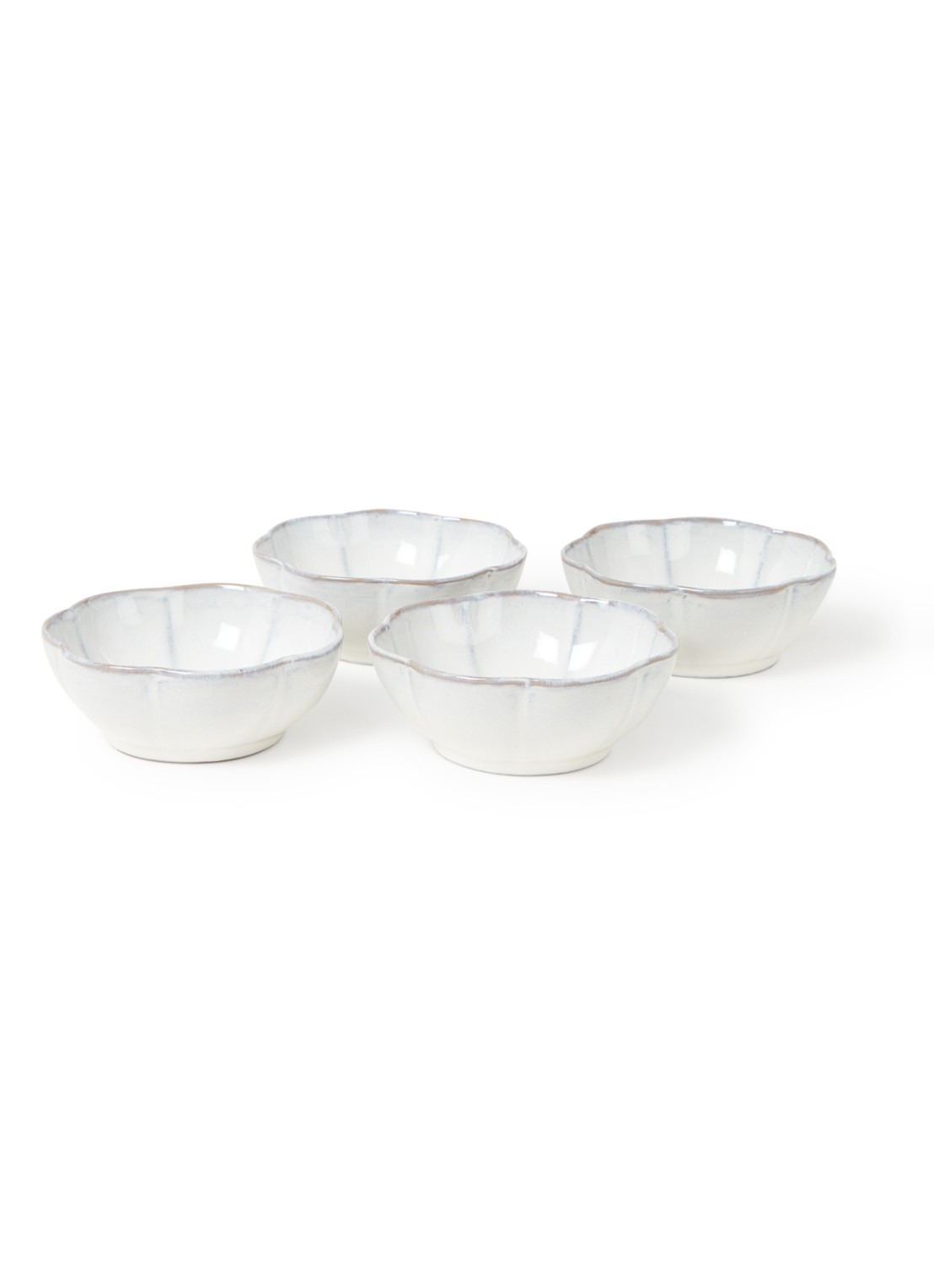 Serax Inku L kom 13 cm set van 4 - voorkant 2 wit
