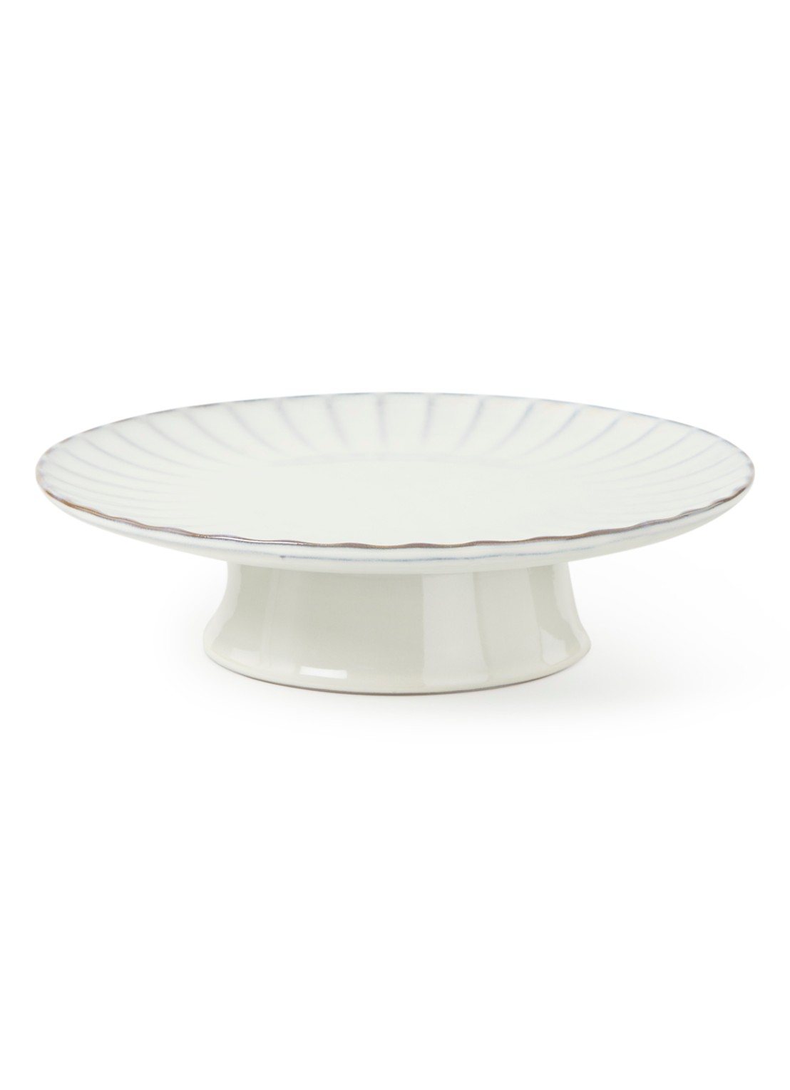 Serax Inku taartplateau 24 cm - voorkant wit