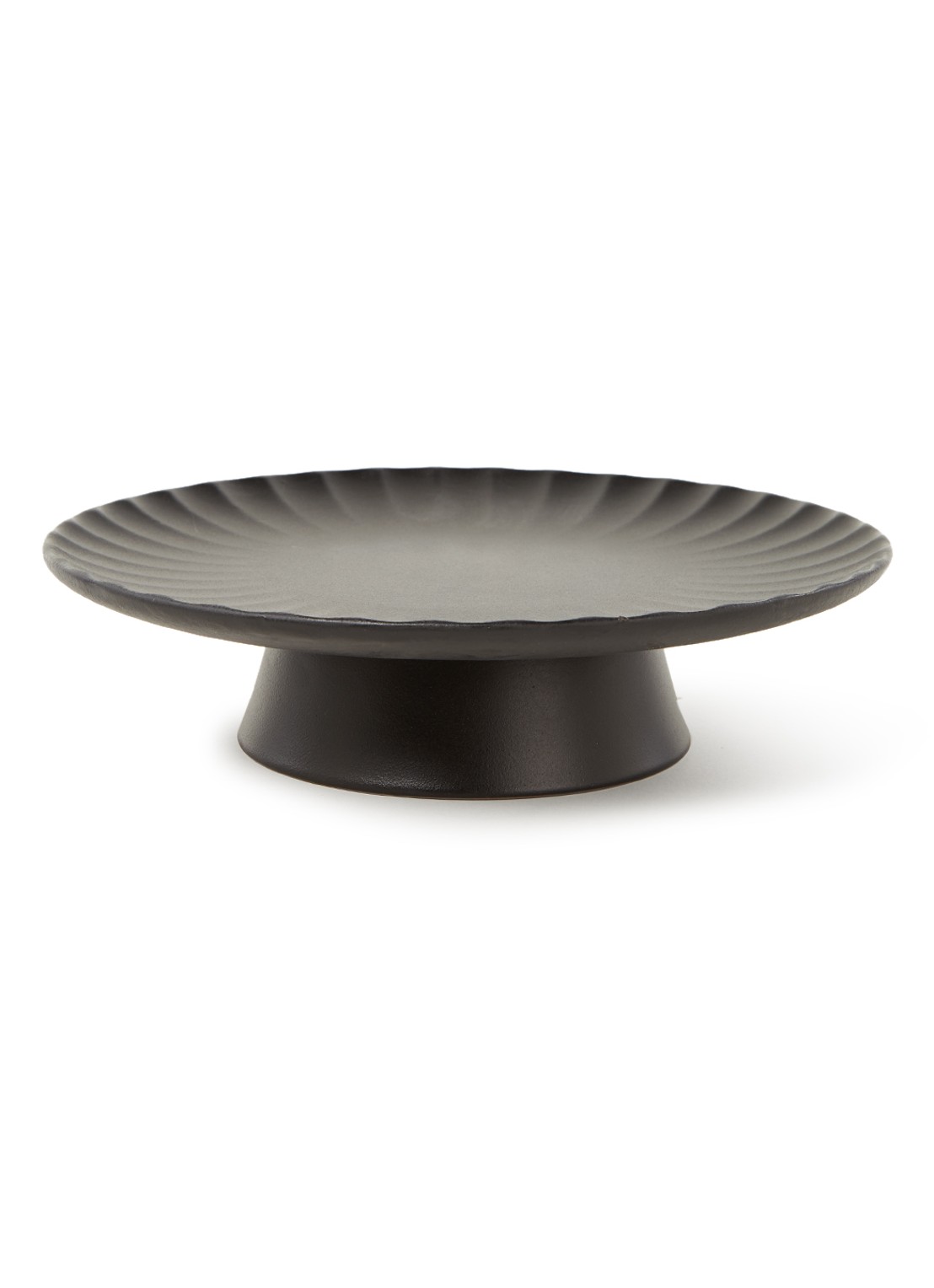 Serax Inku taartplateau 25 cm - voorkant 2 zwart