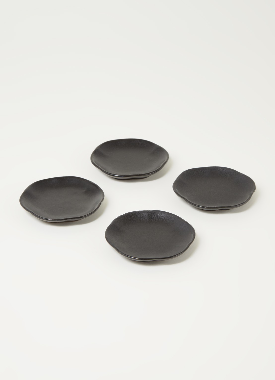 Serax Inku theetipje 9 cm set van 4 - voorkant 3 zwart