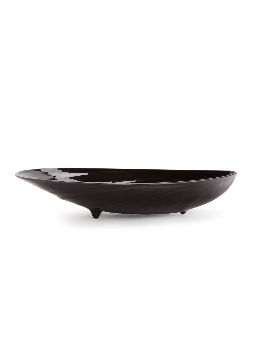 Serax Marcel serveerschaal M 31 cm - voorkant zwart