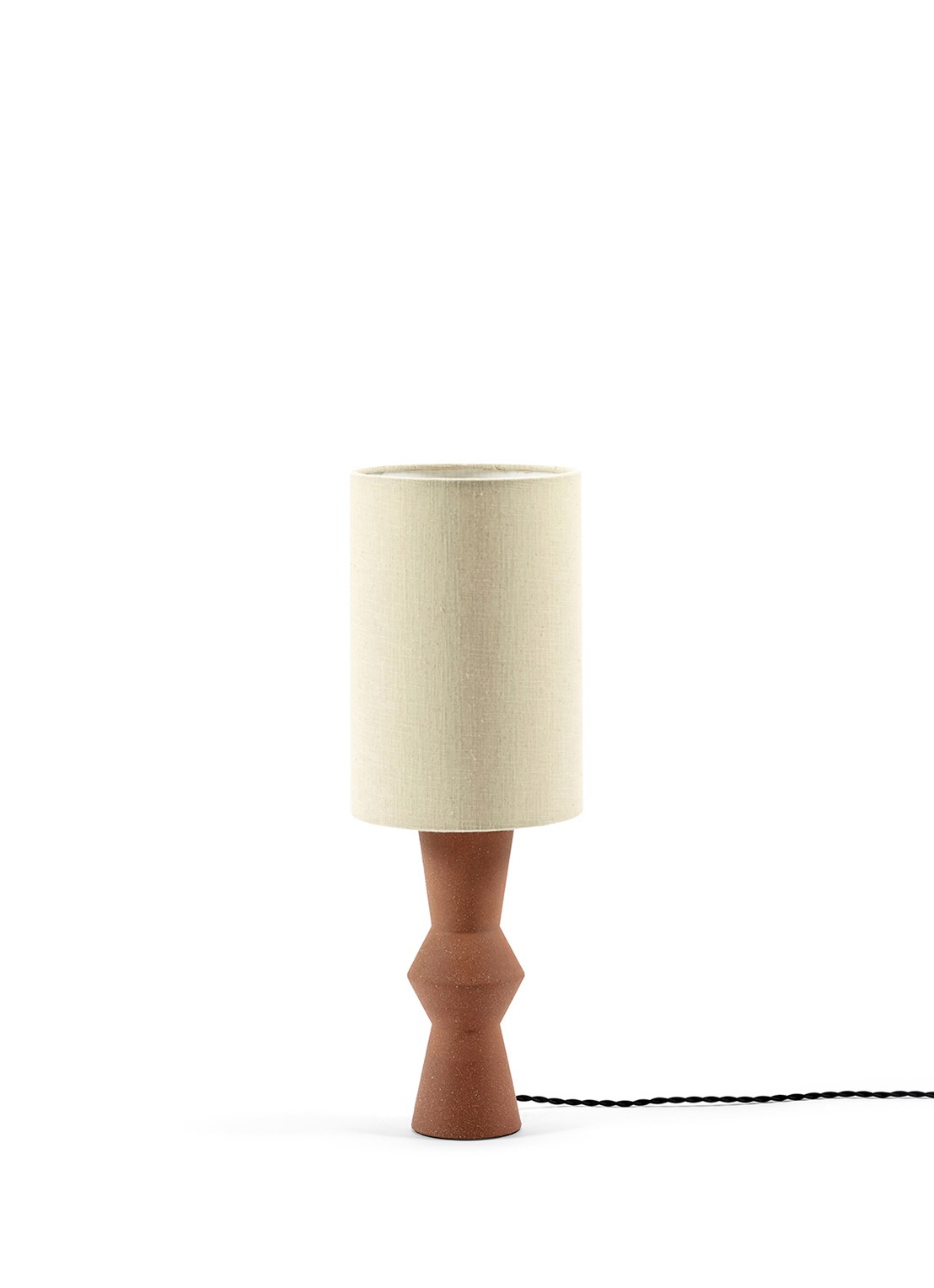 Serax Marie-Ann tafellamp Ø18 cm - voorkant bruin