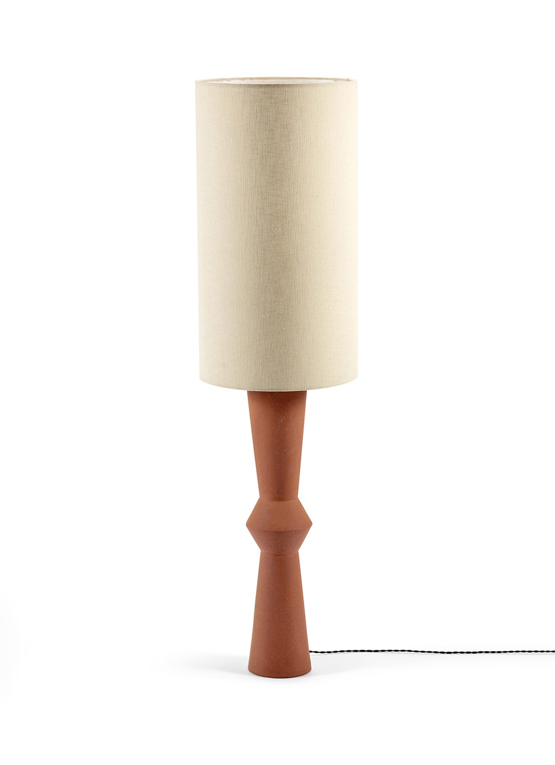 Serax Marie-Ann vloerlamp Ø35 cm - voorkant bruin