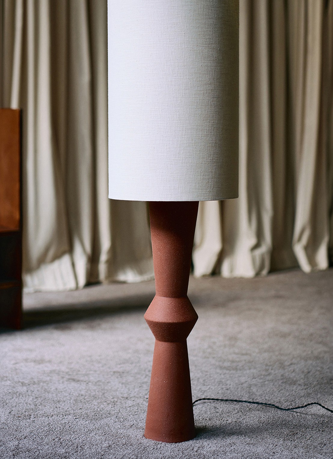 Serax Marie-Ann vloerlamp Ø35 cm - voorkant 2 bruin