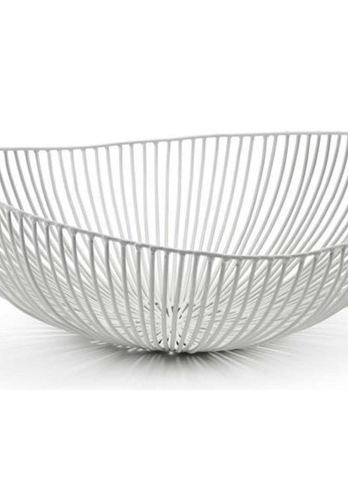 Serax Metal sculptures by Antonino Sciortino fruitschaal ovaal Ø33 cm - voorkant wit