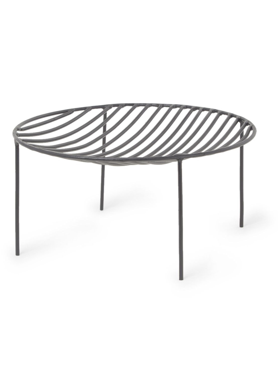 Serax Nana schaal 25 cm  - voorkant 2 zwart