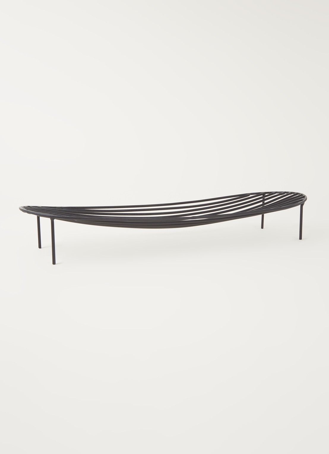 Serax Nana schaal 45 x 14,5 cm - voorkant 4 zwart