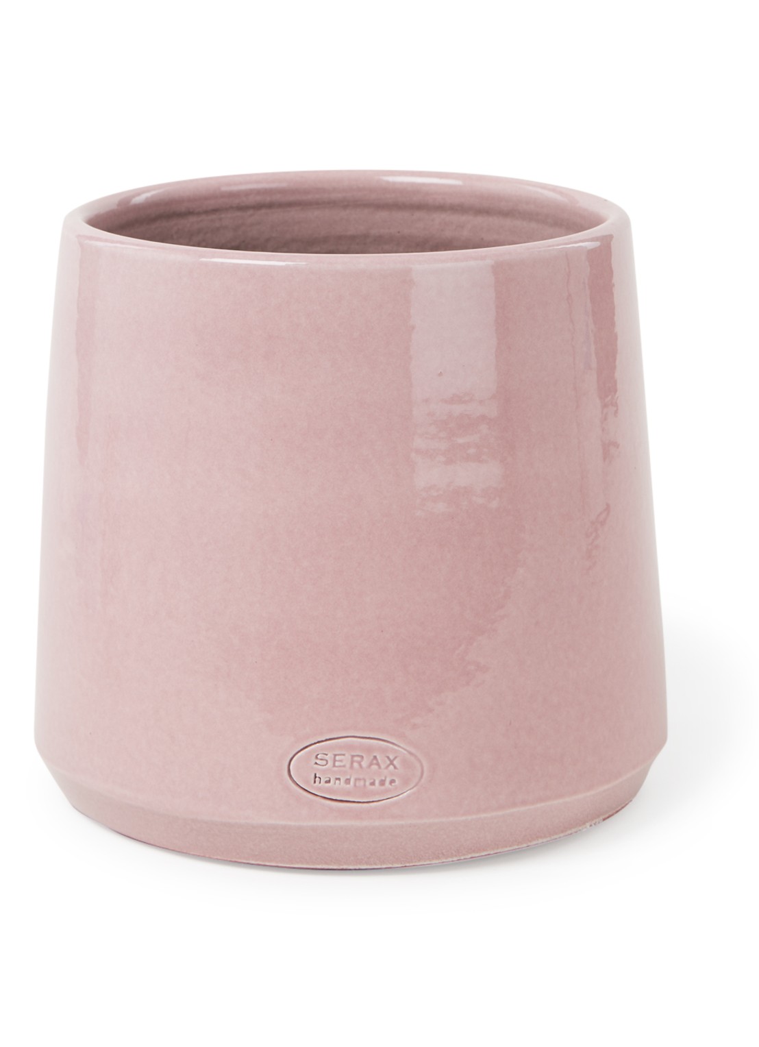 Serax ot Cone bloempot van keramiek voor binnen - 17 cm - voorkant 2 roze